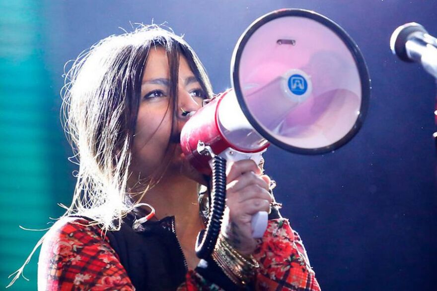 Chilean rapper Ana Tijoux