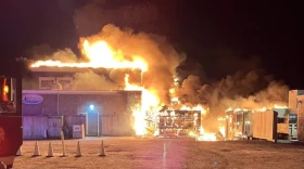 Matunuck Oyster Bar suffered significant structural damage from a fire on Tuesday morning.