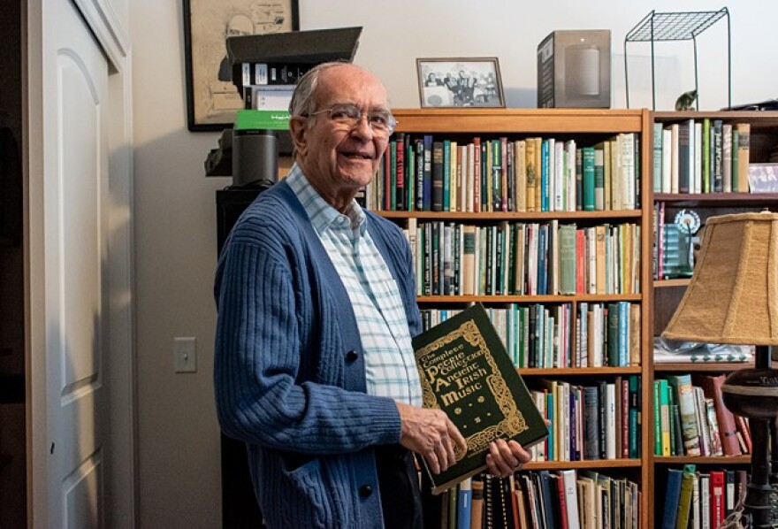 Ted McGraw, 84, is considered the godfather of the Rochester traditional Irish music scene.