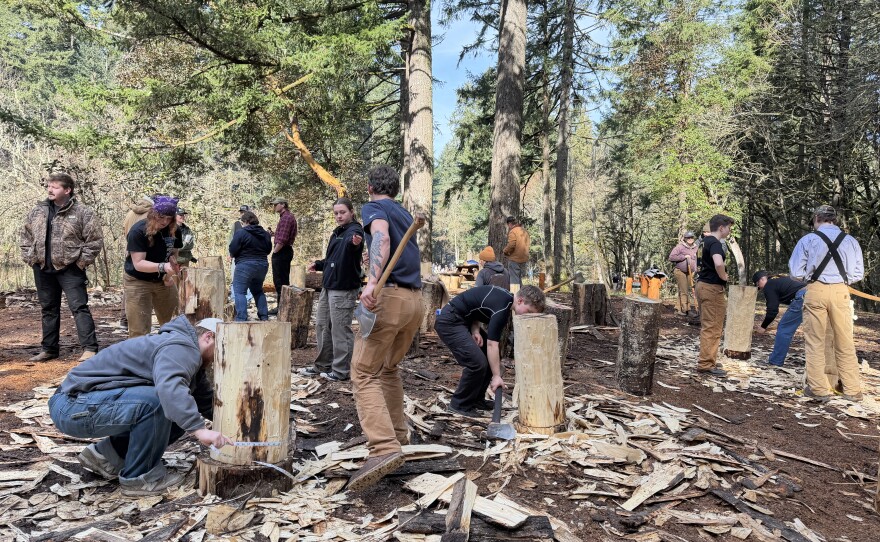 The Spring Thaw is a logging sports competition hosted by Oregon State University, Feb. 27, 2026.