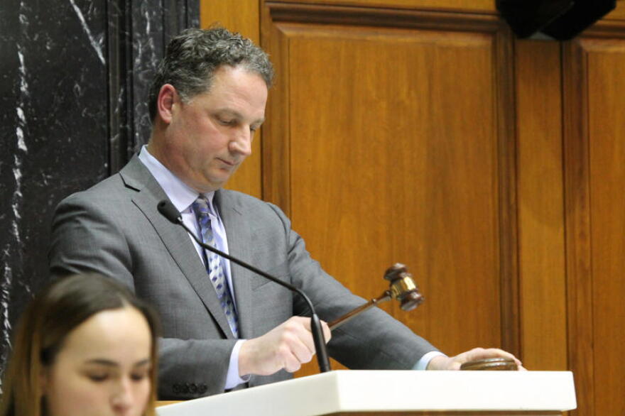 Speaker Todd Huston said he's "embarrassed" that some Republicans booed and heckled Black Democratic lawmakers who were speaking on the House floor.
