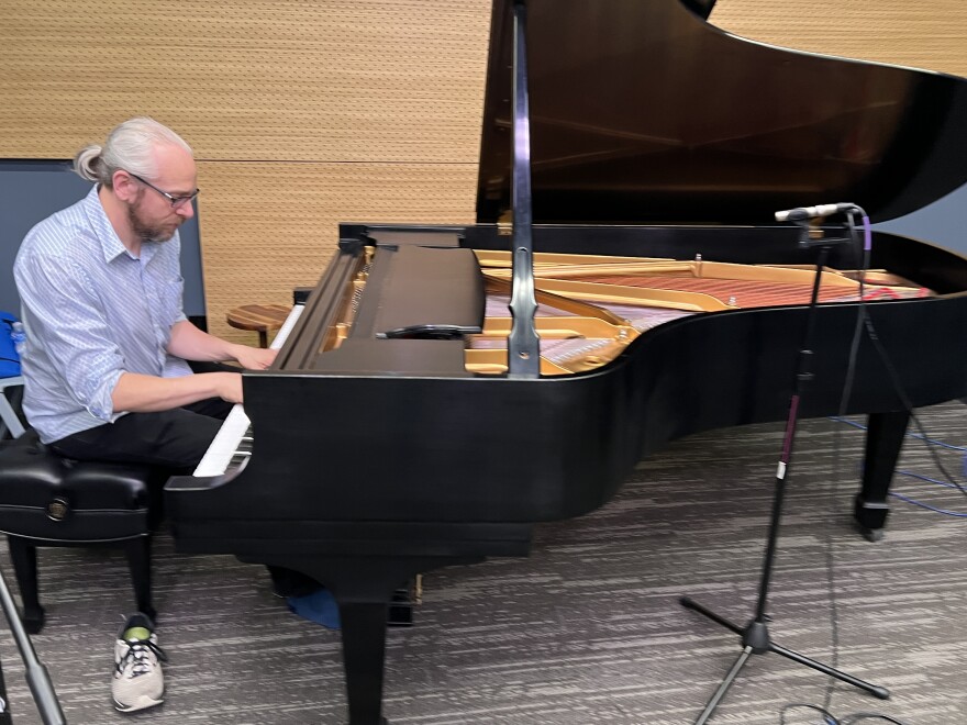Pianist Zachary Ridgway performs live on KPAC 88.3 FM.