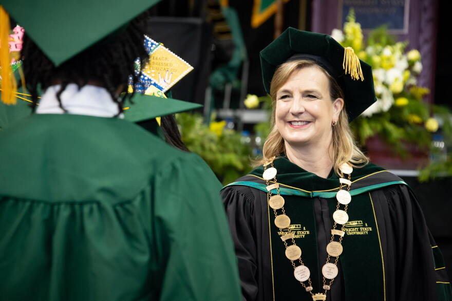 Wright State University President, Cheryl Schrader 