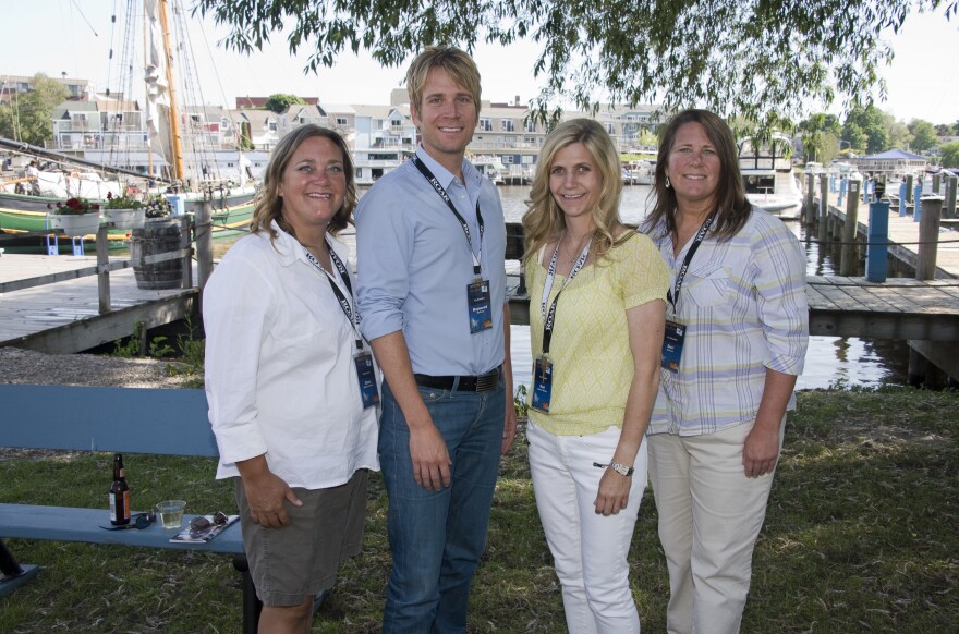 Waterfront Film Festival founders. From left to right: Dana Depree, Hopwood DePree, Kori Eldean Rentz, Dori DePree