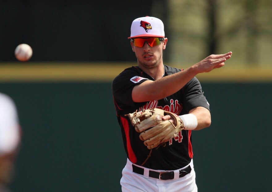 Paul DeJong quickly moved up the ranks in the St. Louis Cardinals' Minor League system when he was drafted in 2015. 