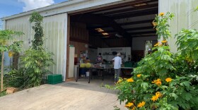 A pop-up shop at Bee Haven Farm barn helped meet increased demand in April.