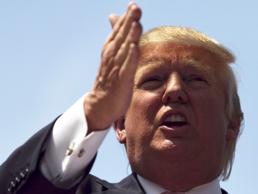 Donald Trump on April 16, 2011, in Boca Raton,  Fla.