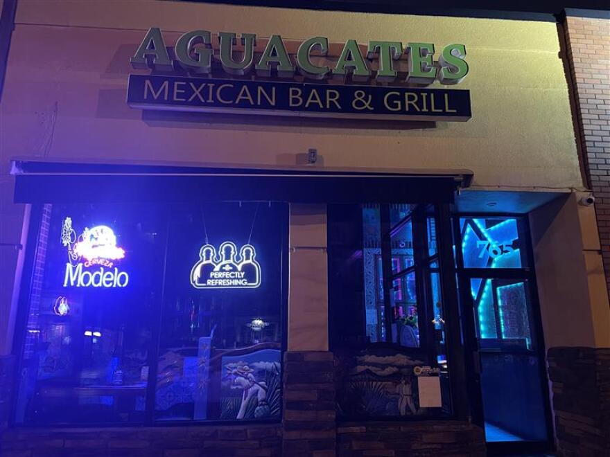 Aguacates, a Mexican restaurant on Elmwood Ave. in Buffalo, was closed Thursday evening after arrests made by Homeland Security officers on the street close to the restaurant earlier that day.