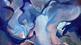 “Slipping Through My Fists” is one of the pieces by Sandburg alumna Madelyn Havens that’s featured in her show “Lingering Forms,” which is up through March 24 on the college’s Galesburg campus.