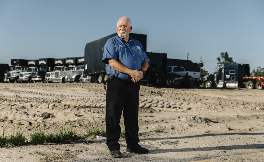 Mayor Ralph Hammond of Springfield, Fla., one of the small cities in Bay County, rode out the hurricane in City Hall. The building was destroyed and has since been demolished. The site is now used as a staging ground for debris haulers. "We thought we'd be here for a long time," he says. "Michael decided it wasn't going to be."