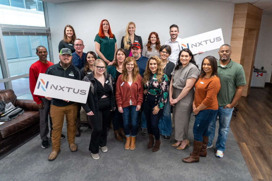 This group of entrepreneurs participated in a three-month program at NXTUS, which helped them develop their go-to-market strategies so they could grow revenue for their early-stage businesses.