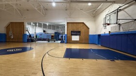 The ground floor of Fairbanks City Hall, which was formerly a school, features a gymnasium. The gym is part of the approximately 15,000 square-foot space the city is leasing to the Fairbanks Children's Museum for the next 40 years, and it will be covered with exhibits by 2029, when the museum plans to finish moving in.