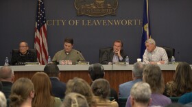 Members of the Leavenworth Planning Commission during Monday's meeting.