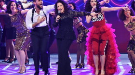 Gloria Estefan and Ana Villafane perform "On Your Feet!" onstage during the 70th Tony Awards at The Beacon Theatre on June 12, 2016, in New York City. (Theo Wargo/Getty Images for Tony Awards Productions)