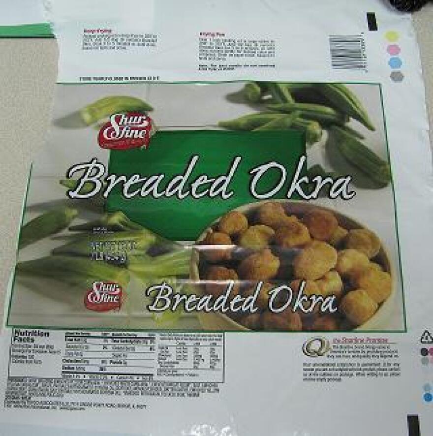 Breaded okra made in McAllen, TX is being recalled because the food contains whey, a milk ingredient, that was not properly labeled.