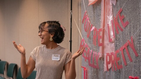 Utah Valley University student Yissella Bringhurst said she intends to be more compassionate with herself and others after attending the school’s second annual “Beauty Beyond the Mirror” event, Feb. 5, 2026.
