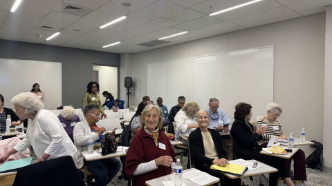 Attendees participate in the University of South Carolina’s AI Institute’s 2026 Safe AI for Seniors full-day workshop.