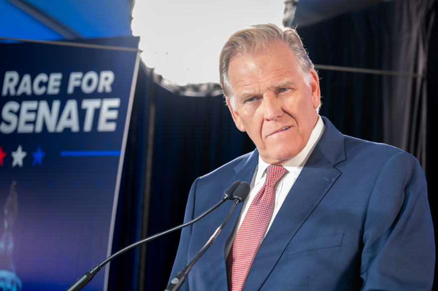 Republican Mike Rogers debates Democrat Abdul El-Sayed on Oct. 8, 2026, in the race for Michigan's open U.S. Senate seat.
