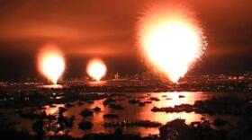 Oops. A "premature ignition" in San Diego sent an entire fireworks show off at once.