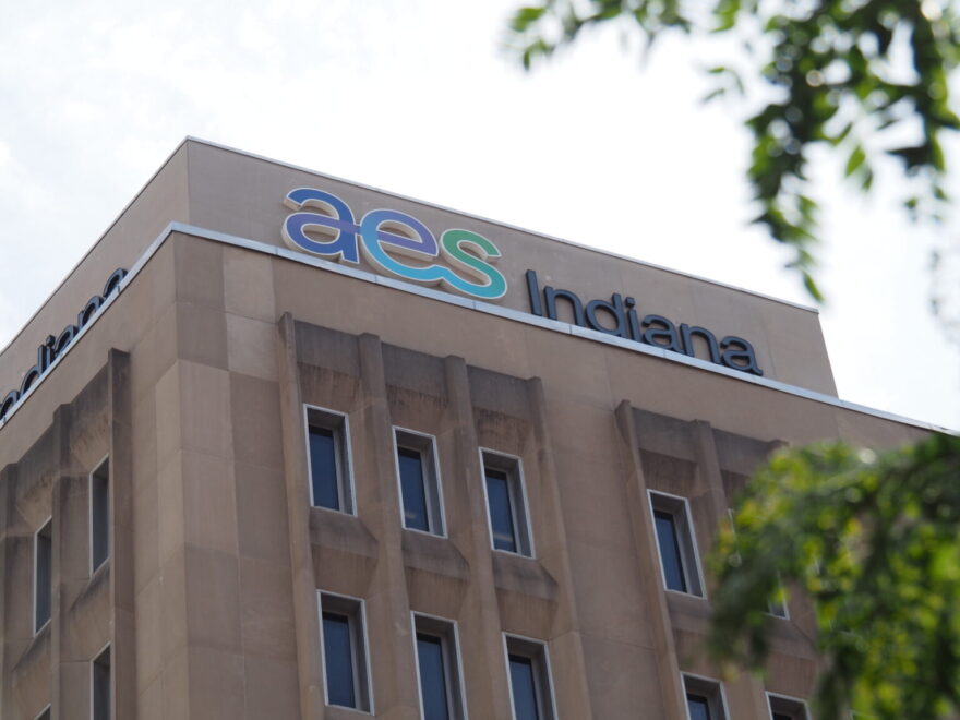 AES Indiana’s downtown Indianapolis headquarters are pictured Sept. 15, 2026.