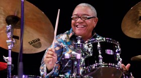 Ignacio Berroa performing with The Seattle Repertory Jazz Orchestra 	