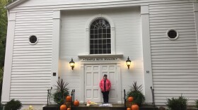 Robin Selinger, cantorial soloist at Temple Beth Shalom in Hudson, says she was heartened to find flowers left on the temple's front steps following the attack in Pittsburgh.