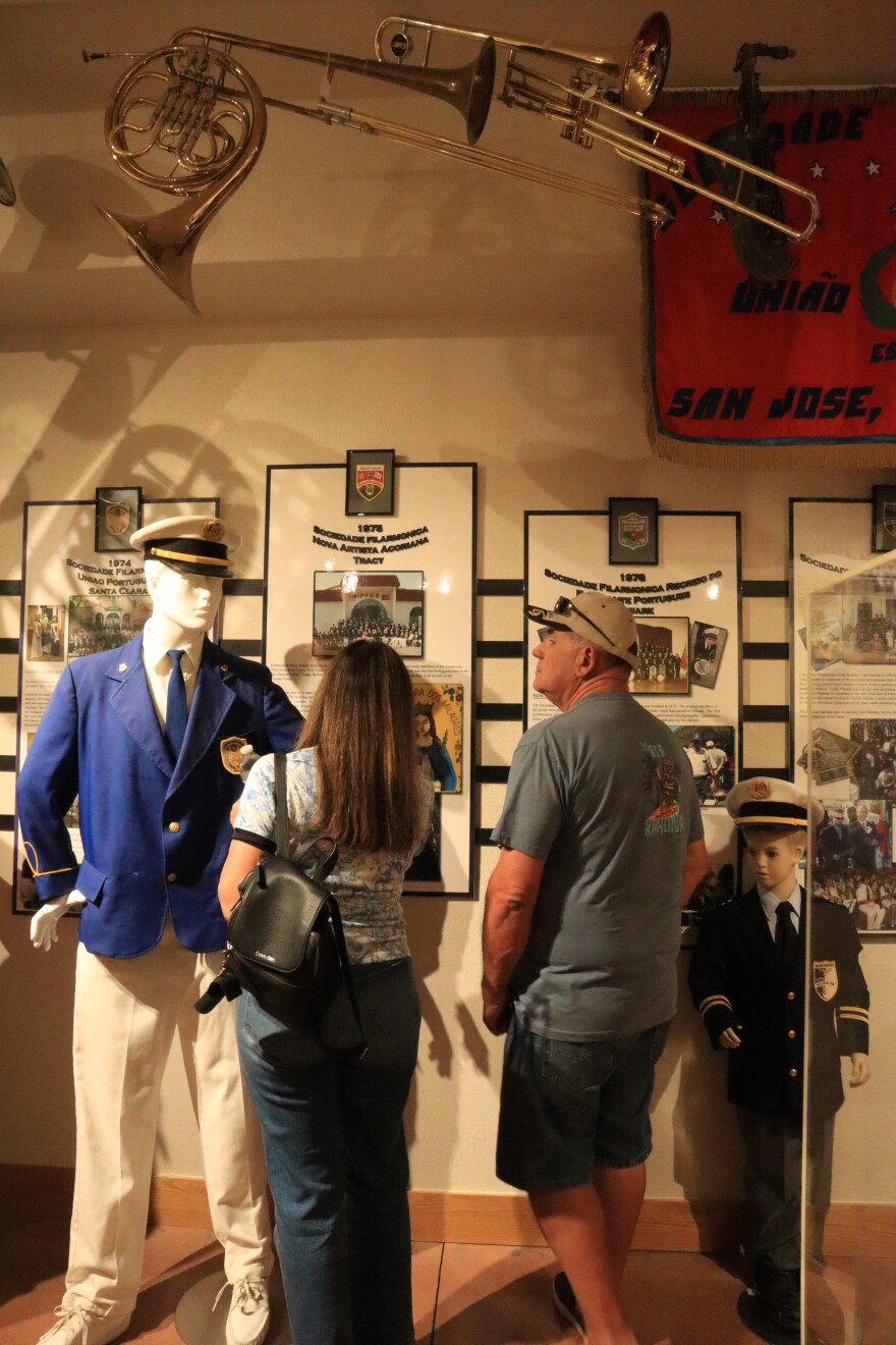 People visiting the Portuguese Historical Museum exhibit on Dia de Portugal in San Jose. Jun. 10, 2025.