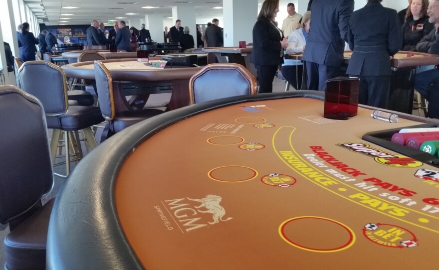 A casino gaming table 