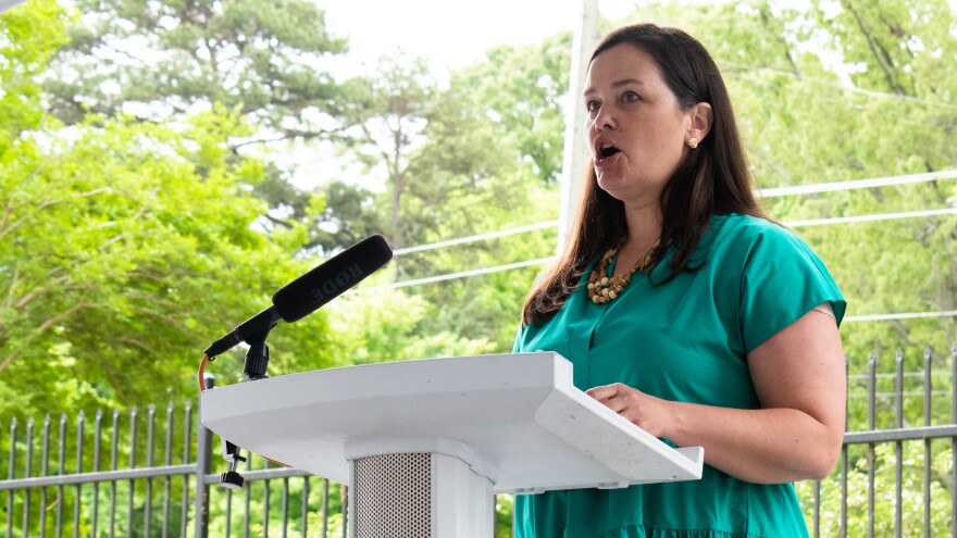 Charlotte's chief sustainability officer Heather Bolick said electrifying transportation is part of the city's plan to decarbonize.