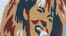Part of a Tina Turner mural at the West Tennessee Delta Heritage Center in Brownsville, TN.