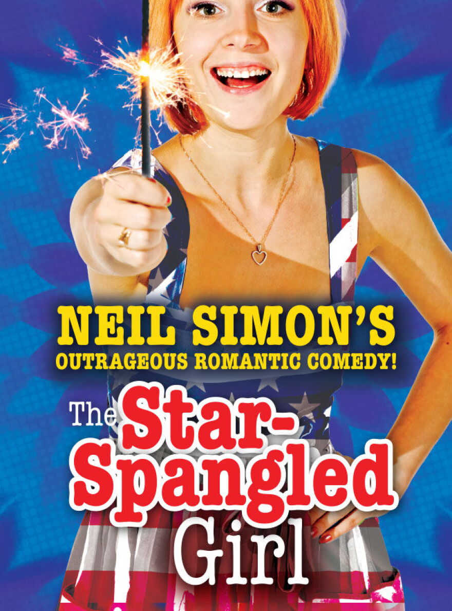 Florida Repertory Theatre promotional image for 'Star-Spangled Girl.'