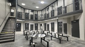 Image of many cells and general space inside The Greene County Gene Fischer Justice Center. It will house 508 men and women awaiting trials or serving short sentences.