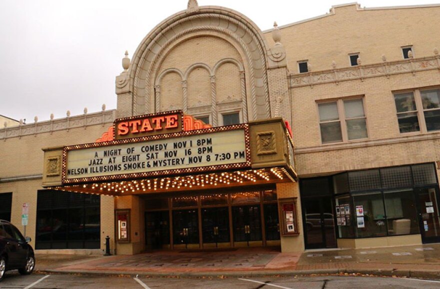 Exterior of the Sandusky State Theatre in Sandusky, Ohio