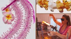 Arlie Pemberton is a glass artist who resides on Oʻahu.