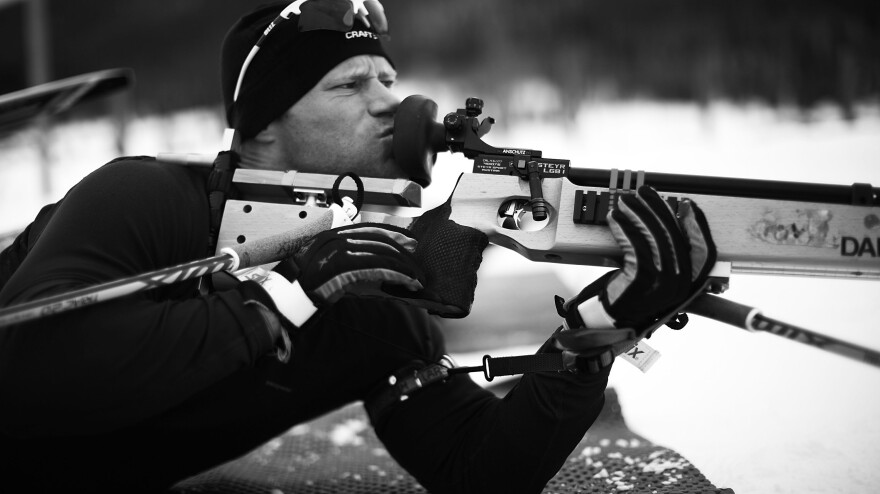 Performance under stress is something Cnossen learned as a Navy SEAL. Now he's trying to use that skill as a biathlete, to ski his fastest right up to the target range and then quickly calm down enough to shoot with precision.