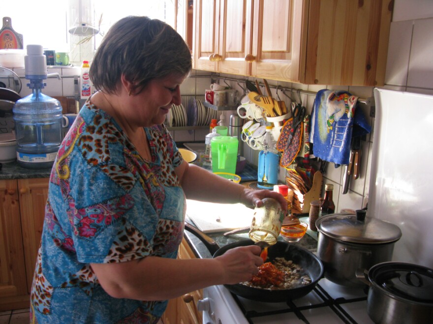 Vera Yegorova answered a classified ad for "mother" in 1995. She has taken care of 17 children over the years, including Artyom, at the SOS Children's Village in Tomilino, Russia.