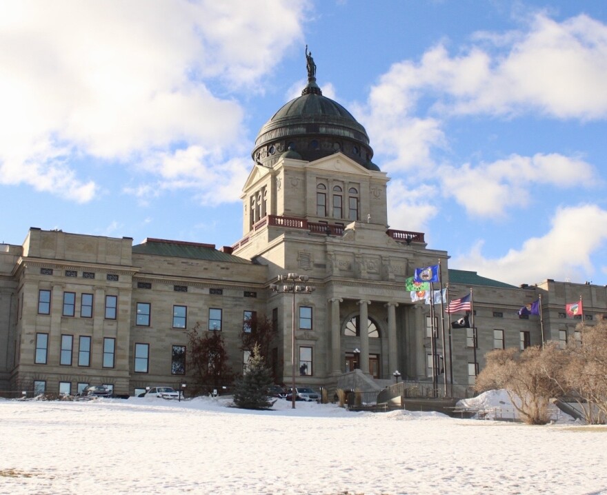  Montana State Capitol in Helena, Montana.