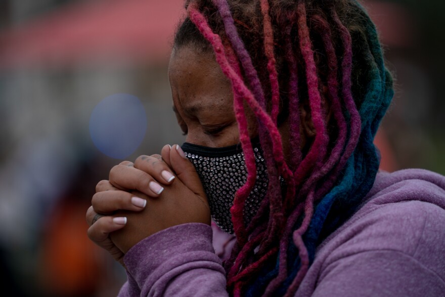 Ala Ochumare, co-founder and organizer of Black Lives Matter New Haven, organized a group of speakers and led the group through the streets of New Haven. For many, the day was a reminder of the disregard for Black life in America. 