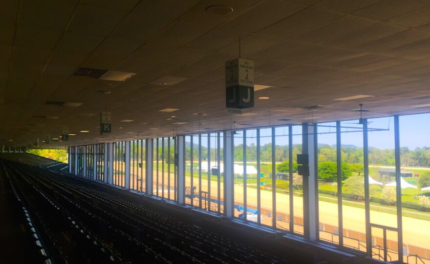 Oaklawn's covered grandstand