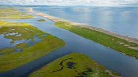 The Bonanza Channel about 25 miles east of Nome, where IPOP, LLC has attempted to earn permits to dredge for gold.