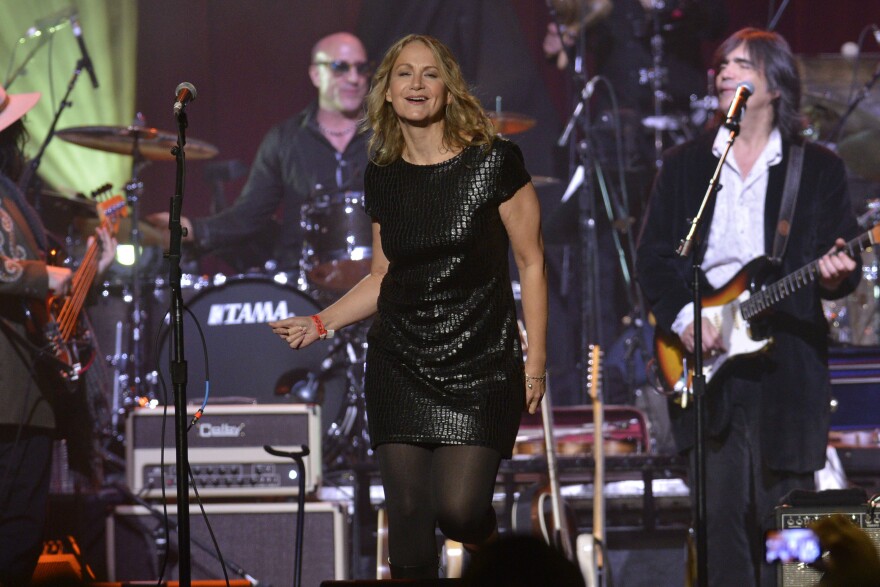 Joan Osborne performs onstage at the Love for Levon Benefit to Save the Barn Concert on Wednesday Oct. 3, 2012, in East Rutherford, New Jersey. (Photo by Bryan Bedder/Invision/AP Images)