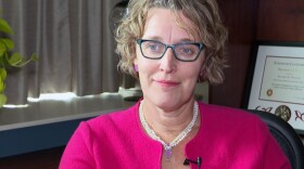 Bloomington Mayor Kerry Thomson at City Hall Monday.