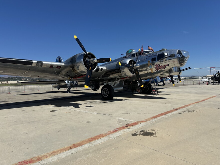 A World War II era B-17 bomber is visiting Camarillo Airport through Sunday.