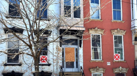 Albany maintains a Vacant Building Registry and questionable buildings that have been deemed unsafe are marked with a red X.