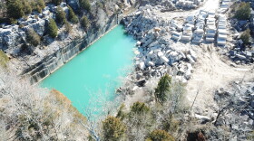 A 2020 photo of the Sanders Quarry in Bloomington.