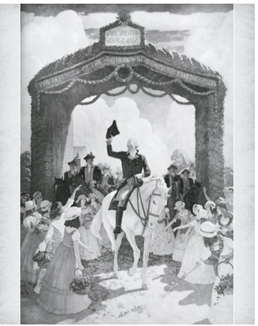 George Washington on the road, from Travels with George, by Nathaniel Philbrick