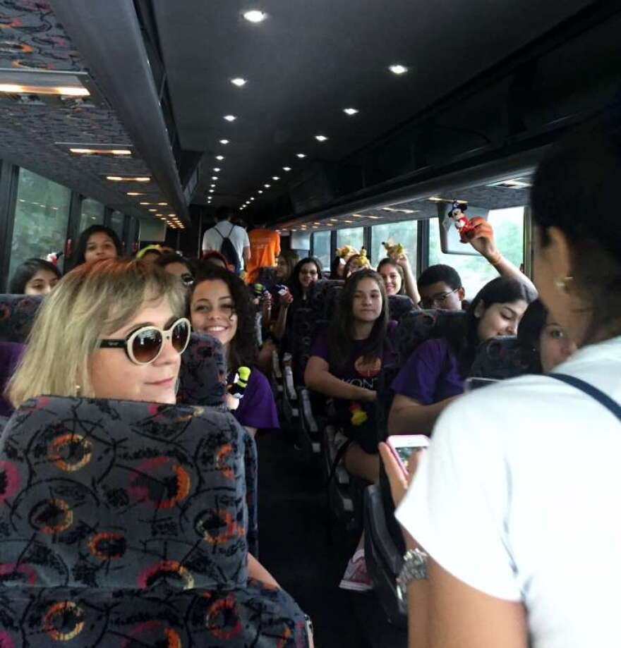 Brazilians teenagers embark upon a rite of passage trip to the Magic Kingdom. Photo: Renata Sago.