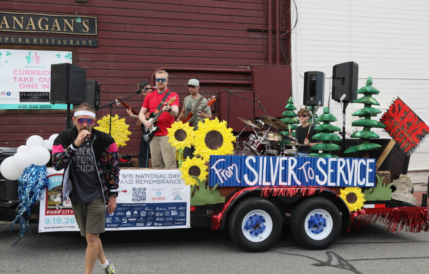 Serve Park City's 2026 Miners Day float won the award for most creative with its live band.