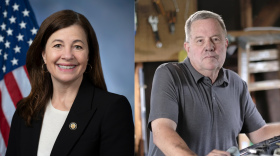 Democratic Congresswoman Kristen McDonald Rivet (left) and Republican Tom Smith (right) are facing off in Michigan's 8th Congressional District race this November.