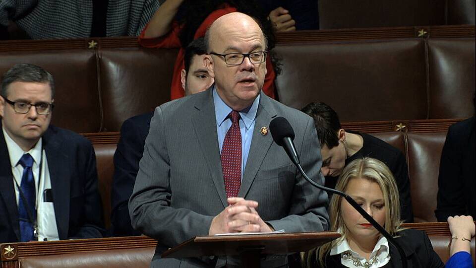 House Rules Committee chairman Rep. Jim McGovern, D-Mass., speaks at the impeachment hearing of President Donald Trump in 2019.
